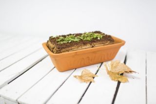 Kamionka - garnek rzymski - idealny do pieczenia - 2 l - brązowy