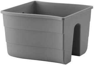 Donica balustradowa Wave - 30 cm - antracyt