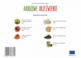Zestaw rozsadowy 'Arbuzowe orzeźwienie' - zrób sadzonki z nasion - Box L