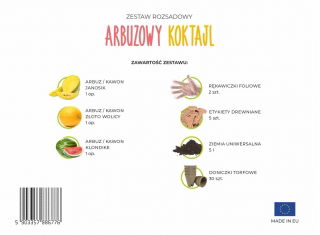 Zestaw rozsadowy 'Arbuzowy koktajl' - zrób sadzonki z nasion - Box L
