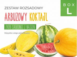 Zestaw rozsadowy 'Arbuzowy koktajl' - zrób sadzonki z nasion - Box L