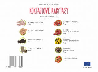 Zestaw rozsadowy pomidorów 'Koktajlowe Rarytasy' -  zrób sadzonki z nasion - Box XL