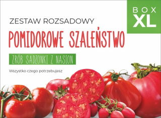 Zestaw rozsadowy 'Pomidorowe Szaleństwo' - zrób sadzonki z nasion - Box XL