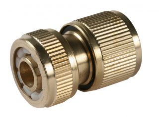 Szybkozłączka przelotowa mosiężna - 1/2"
