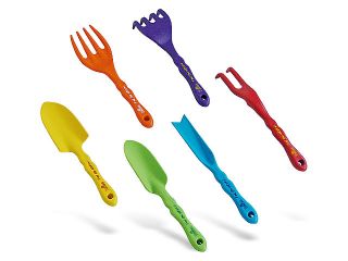 Zestaw zabawek ogrodniczych - 6 kolorowych elementów