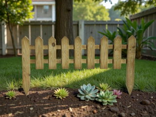 Płotek ogrodowy 100 x 30 cm