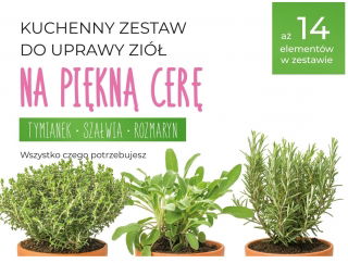 Kuchenny zestaw do uprawy ziół - Na Piękną Cerę