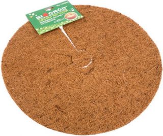 Kokosowa osłonka na doniczkę, okrągła - chroni rośliny przed zimnem - śr. 45 cm
