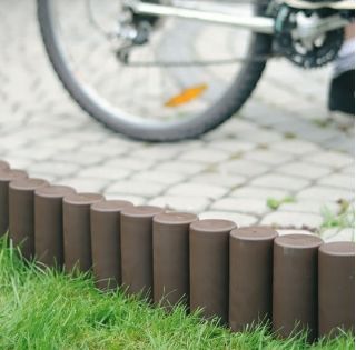 Palisada 2,1 metra, wysoka - brązowa