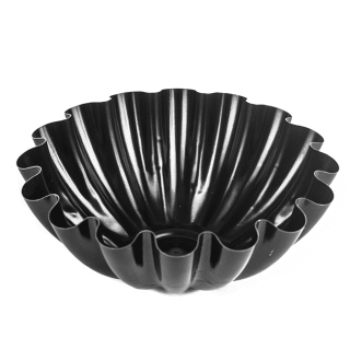 Foremka do pieczenia babeczek z warstwą nieprzywierającą - czarna - śr. 9,5 cm