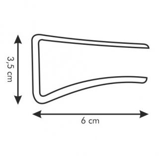 Klamry do obrusu plastikowe - PRESTO - 4 szt.
