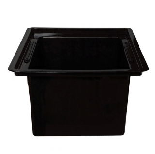 Wkład kwadratowy - czarny - do doniczek o boku 30 cm