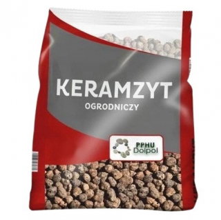Keramzyt drobny - warstwa drenażowa w doniczkach - 8 litrów
