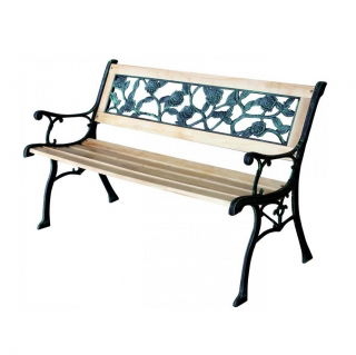 Ławka ogrodowa - 122 x 56 x 74 cm - wzór 1