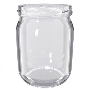 Słoiki zakręcane szklane na dżemy i przetwory z owoców - fi 82 - 540 ml z zakrętkami - 8 szt.