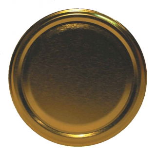 Zakrętka do słoików - złota - śr. 89 mm - 20 szt.