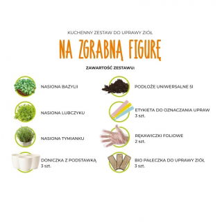 Kuchenny zestaw do uprawy ziół - Na Zgrabną Figurę