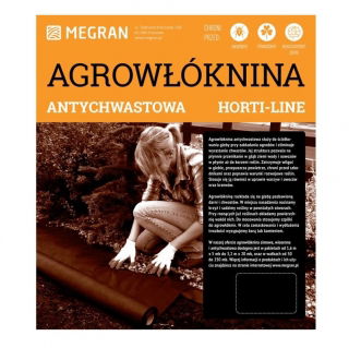 Włóknina brązowa antychwastowa - do ściółkowania - 3,20 x 10,00 m