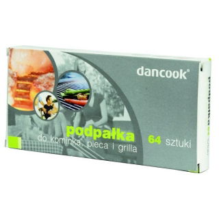 Podpałka do kominka, pieca i grilla - 64 sztuki