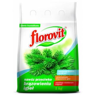 Nawóz do iglaków przeciwko brązowieniu igieł - Florovit - 1 kg