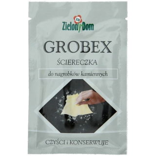 Grobex - ściereczka do nagrobków - Zielony Dom