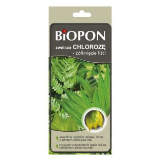 Nawóz na chlorozę - żółknięcie liści - Biopon - 20 g