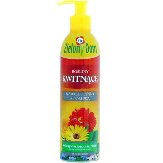 Nawóz z pompką do roślin kwitnących - Zielony Dom - 300 ml