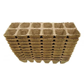 Doniczki torfowe kwadratowe 4x5 cm - 6000 sztuk