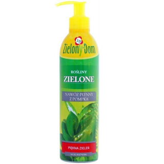 Nawóz z pompką do roślin zielonych - Zielony Dom - 300 ml