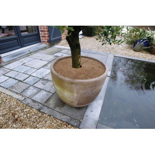 Osłona przed zimnem na korzenie z maty kokosowej - śr. 30 cm - 3 szt.