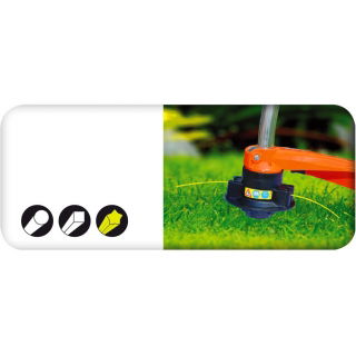 Linka tnąca do podkaszarki, żyłka tnąca - 3,0mm, 15m - gwiazdka - CELLFAST
