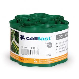 Obrzeże trawnikowe ciemnozielone - 10cm, 9m - CELLFAST