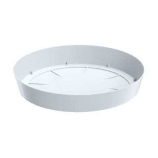 Lekka podstawka do doniczki Lofly - 10,5 cm - biała