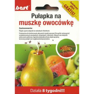 Pułapka na muszki owocówki - działa przez 8 tygodni - Best