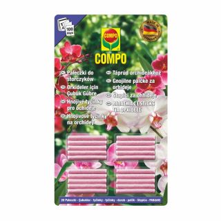 Pałeczki nawozowe do orchidei, działają 100 dni - Compo - 20 szt.