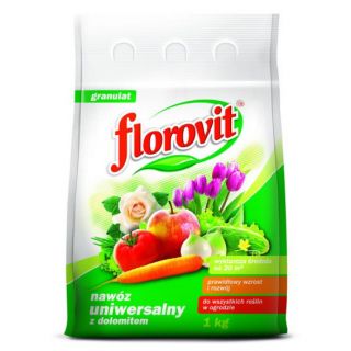 Nawóz uniwersalny z dolomitem - prawidłowy wzrost i rozwój - Florovit - 1 kg
