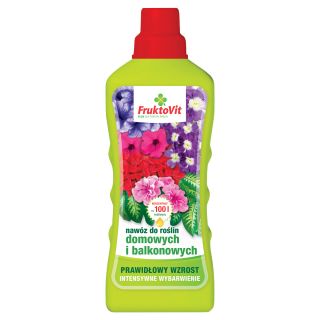 Nawóz mineralny do roślin domowych i balkonowych - Fruktovit - 1 litr