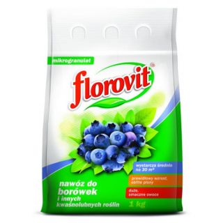 Nawóz do borówek i innych kwasolubnych roślin - Florovit - 1 kg