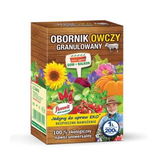 Obornik owczy granulowany - 100% ekologiczny - Florovit - 1 litr