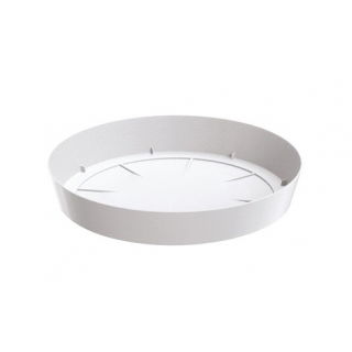Lekka podstawka do doniczki Lofly - 15,5 cm - biała