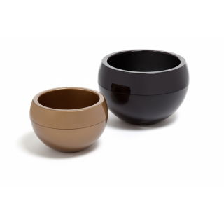 Doniczka Kula - 23 cm - złota