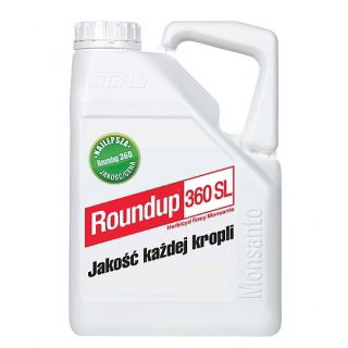 Roundup 360SL - środek chwastobójczy - koncentrat - duże opakowanie - 5 litrów