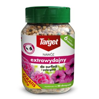 Długodziałający i najbardziej wydajny nawóz do pelargonii i surfinii - Target - 500 g