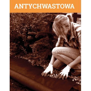 Włóknina brązowa antychwastowa - do ściółkowania - 0,80 x 10,00 m