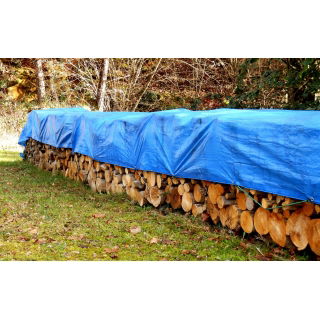 Plandeka - 5 x 8 m - niebieska