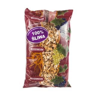 Zrębki drzewne do wędzenia i grillowania - 100% śliwa - 0,45 kg