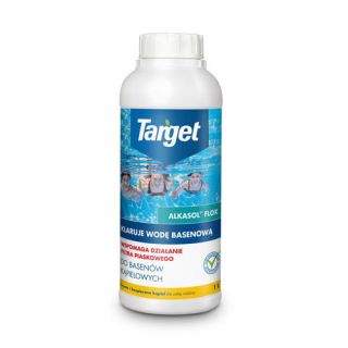 Alkasol Flox - skutecznie klaruje wodę basenową - Target - 1 litr