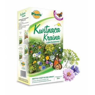 Kwietna kraina - Motyle i Pożyteczne Owady - mieszanka kwiatów wabiących nektarem i pyłkiem - 200 gram
