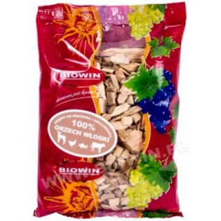 Zrębki drzewne do wędzenia i grillowania - 100% orzech włoski - 0,45 kg