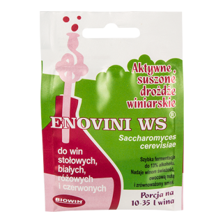 Drożdże do win stołowych - Enovini WS - 7 g